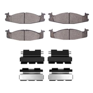 Ford E-150 Club Wagon Brake Pads - Front - R1 Concepts - Optimum OE - `94-`03
